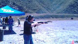 HK Benelli M1 S90 rapid fire 8 shots in 2 seconds [upl. by Acirtap]