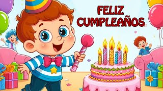 🎉 ¡Feliz Cumpleaños  Canción Infantil para Celebrar 🎈 [upl. by Esirahc]