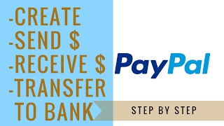 How To Set Up A Paypal Account  send receive and transfer money [upl. by Arnold]