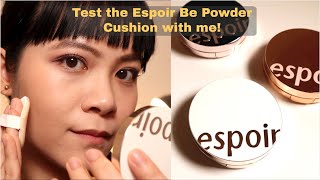 Espoir Be Powder Cushion Foundation  Review and Comparison of the Espoir Pro Tailor Range [upl. by Siuol]