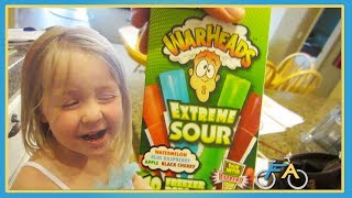 WARHEADS FREEZER POPS Swim Meet amp Random Act of Kindness [upl. by Mainis]