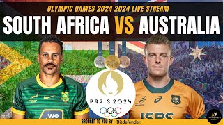 SOUTH AFRICA VS AUSTRALIA LIVE  Olympic Games 2024 Rugby 7s Live Commentary amp Watchalong [upl. by Leticia]