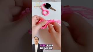 Begini Trik Membuat Gantungan Kunci Dari Tali Kur Hasil Bagus danKeren idekreatif diy tipsdantrik [upl. by Jeri]