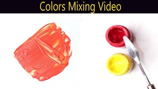 How To Mix Red And Yellow Make Orange Color [upl. by Wayland]