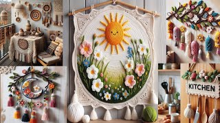 Crochet wall hanging for Home decorshome decors [upl. by Malinde]