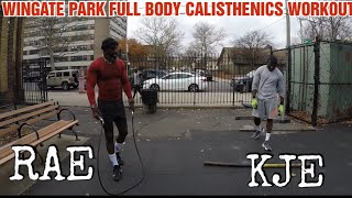 WINGATE PARK CALISTHENICS Fit Over 40  FULL BODY BODYWEIGHT WORKOUT without GYM EQUIPMENT [upl. by Theresina]