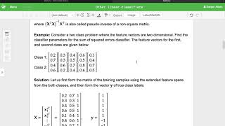 Sum of squared errors classifier [upl. by Humfrid503]