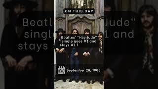 On This Day  September 28 1968  Beatles quotHey Judequot single goes 1 and stays 1 for 9 weeks [upl. by Florella]