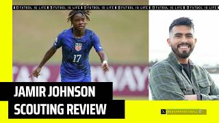 Scouting Review amp Tactical Analysis Jamir Johnson  Philadelphia Unions Next Young Star [upl. by Oir]