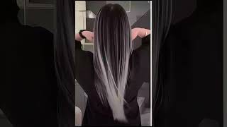 Paso a Paso Balayage Gris 🤍hairstyle reels hair shorts [upl. by Maryjane]