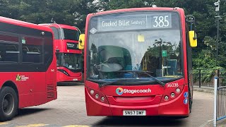 FRV 385 Chingford Station  Crooked Billet Sainsburys [upl. by Nimajeb]