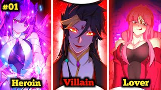 I Am Strongest Villain Nobody Defeat Me  Episode 01 Explain in Hindi [upl. by Odyssey589]