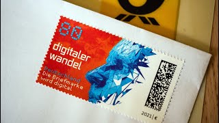 Deutsche Post Darum haben neue Briefmarken einen Matrixcode [upl. by Pooley391]