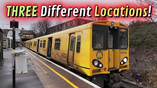 3 Different locations of Merseyrail Trains action [upl. by Follansbee]