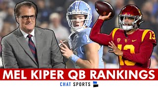 Mel Kiper’s Top 10 QB Prospects For 2024 NFL Draft  UPDATED NFL Draft Prospects Rankings [upl. by Teyugn]