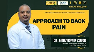 APPROACH TO BACK PAIN with Dr KIBRUYISFAW ZEWDIE [upl. by Prager]