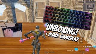 Razer Huntsman Mini Unboxing 🤩 Fortnite ASMR Gameplay Clicky Optical Switches [upl. by Filipe933]