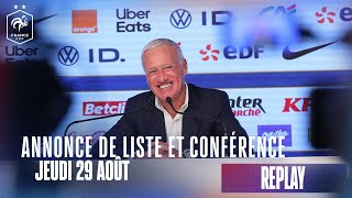 Lannonce de liste des Bleus et conférence du sélectionneur en replay I EDF 2024 [upl. by Francyne]