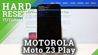 How to Hard Reset MOTOROLA Moto Z3 Play – Screen Lock Removal [upl. by Nicolai]