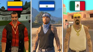 TODAS las BANDAS LATINOAMERICANAS en GTA [upl. by Moffit]