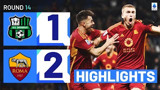 SASSUOLOROMA 12  HIGHLIGHTS  Roma turn the game on its head  Serie A 202324 [upl. by Dami]