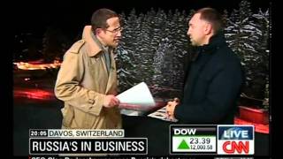 CNN  Interview with Oleg Deripaska in Davos [upl. by Eselehs165]