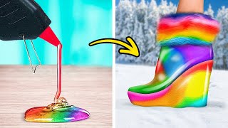 Amazing Shoe Crafts and Hacks for Happy Feet 👟✨ [upl. by Lemire]