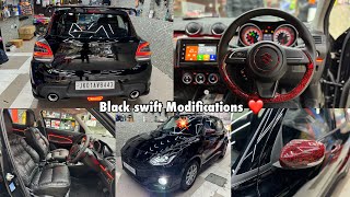 Black Swift modified  forged carbon fiber interior for swift  best modified swift [upl. by Ehcnalb]