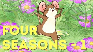 Four Seasons  Part 1 Fun with Little Nutbrown Hare and friends as they travel through the seasons [upl. by Ver]