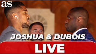 BOXING  DANIEL DUBOIS amp ANTHONY JOSHUA weighin at TRAFALGAR SQUARE  LIVE [upl. by Katinka272]