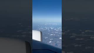 Window Seat Flight Experience Above the Clouds A Peaceful Flight Window Journey youtubeshorts😍✈️☁️ [upl. by Levins]