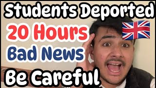 Students deported  Don’t work more than 20 Hours  Bad News [upl. by Cromwell485]