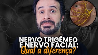 A DIFERENÇA ENTRE O NERVO TRIGÊMEO E O NERVO FACIAL [upl. by Delaryd345]