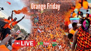 LIVE Worlds Biggest Street Carnival Massive Crowd storm Cape Coast Orange Friday Street Carnival [upl. by Dole]