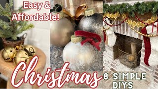 8 MUSTTRY DIY CHRISTMAS DECOR PROJECTS 2023CHRISTMAS DECORATING IDEAS THAT ARE EASY AND AFFORDABLE [upl. by Werner]