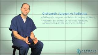 What is the Difference Between a Podiatrist and an Orthopedic Surgeon [upl. by Ailuj]