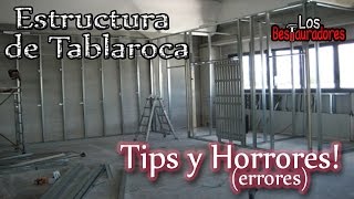 Tips y Errores en armado de estructura de Tablaroca [upl. by Maurine]