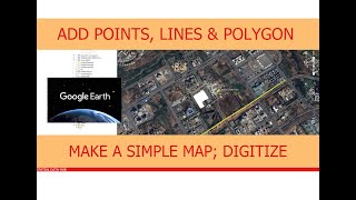 How to Create Point Lines Polygons in Google Earth Pro – Digitization [upl. by Amedeo304]