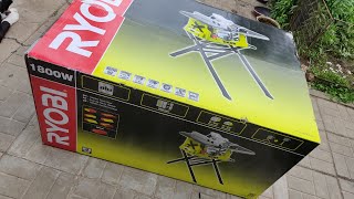 Распиловочный станок со станиной Ryobi RTS1800ESG 5133002023 1часть [upl. by Dukie784]