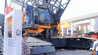 SANY SCC8500 GIANT CRAWLER CRANE CONEXPO LAS VEGAS WALKAROUND [upl. by Rotce690]