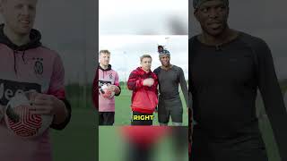 ChrisMD Teaches KSI How to Take a Free Kick [upl. by Raviv]