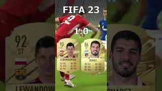 Lewandowski vs Suárez Every Fifa base card Fifa 2313 [upl. by Sneed]