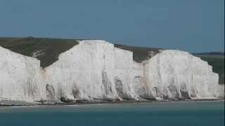 Belle tout Birling Gap Seven Sisters Cliffs from Hope Gap Seaford ESussex 170812  300 pm [upl. by Ferrell16]