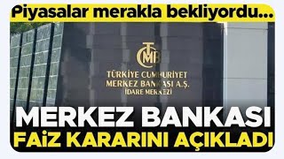 MERKEZ BANKASI FAİZ KARARINI AÇIKLADIshorts [upl. by Lette685]