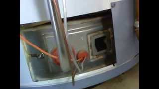 Kenmore power miser 12 water heater pilot light goes out SOLUTION [upl. by Rahman]