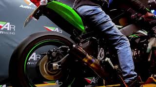 Kawasaki ZX10R Austin Racing full exhaust system [upl. by Ayin]