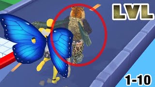 Merge Animals 3D  LVL 110  Gameplay Walkthrough [upl. by Tnairb220]