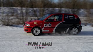 Oliwier Najda  Mateusz Najda  VW Polo  1 Kjs Rally Park Kaczyce [upl. by Eahc]