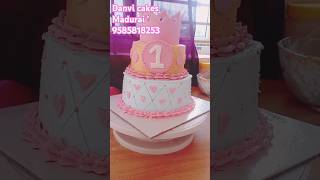 Red velvet 2kg 2 tier cake Danvi cakes madurai homebakers cakedesign [upl. by Saire]