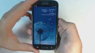 Samsung Galaxy S3 I9300  How to reset  Como restablecer datos de fabrica [upl. by Adnawak]